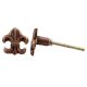 Fleur De Lis Metal Knobs 